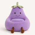 Aubie the Eggplant Nook, front view